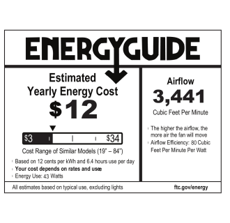 Hunter 59247 Dempsey Energy Guide