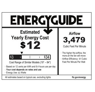 Hunter 59251 Dempsey Energy Guide