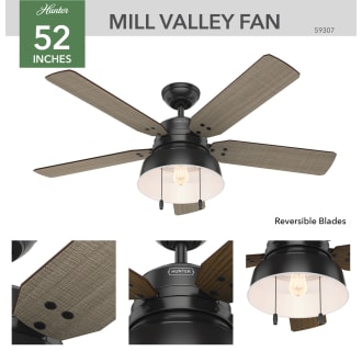 Hunter 59307 Mill Valley Ceiling Fan Details