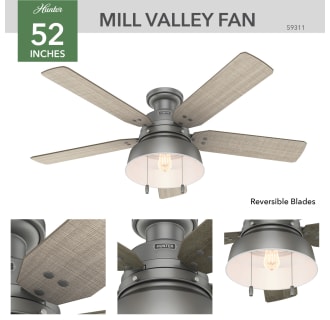 Hunter 59311 Mill Valley Ceiling Fan Details