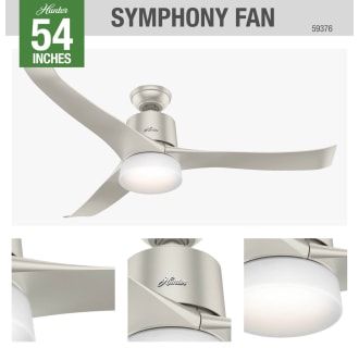 Hunter 59376 Symphony Ceiling Fan Details