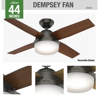 Hunter 59444 Dempsey Ceiling Fan Details