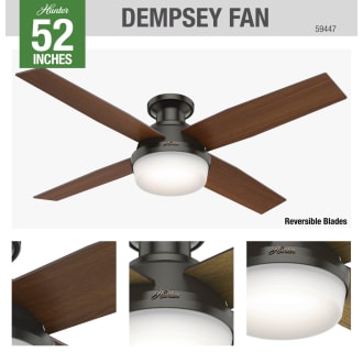 Hunter 59447 Dempsey Ceiling Fan Details