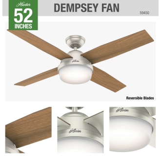 Hunter 59450 Dempsey Ceiling Fan Details