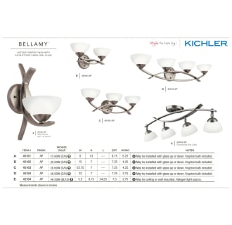 The Kichler Bellamy Collection in Antique Pewter from the Kichler Catalog.