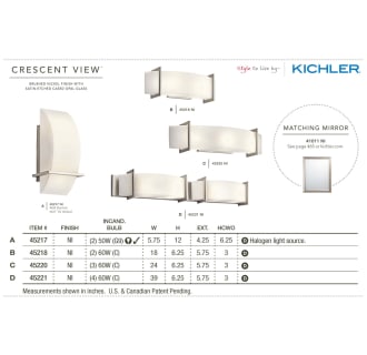 The Crescent View collection from the Kichler catalog.