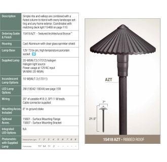 Kichler 15418AZT Path Light Specifications
