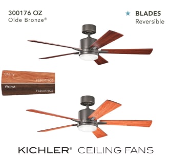 The blades on this fan are reversible Cherry / Walnut finishes