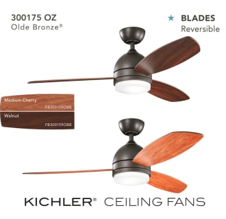 The blades on this fan are reversible Cherry / Walnut finishes