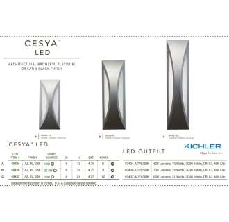 Kichler Cesya LED - Platinum
