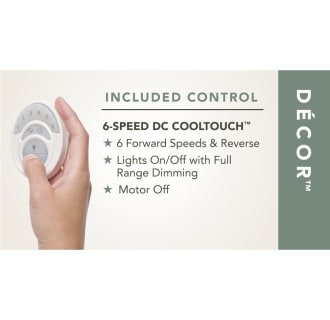 Included 6-speed CoolTouch Remote