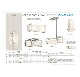 The Crescent View Collection from the Kichler Catalog
