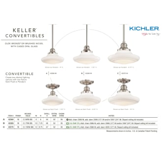 Kichler Keller Collection in Brushed Nickel