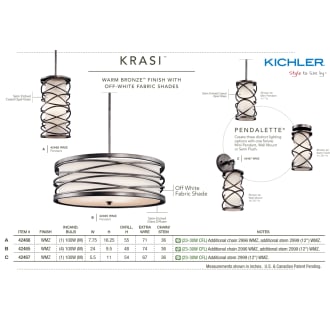 Kichler Krasi Collection