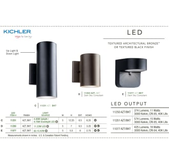 Kichler Modern Outdoor LED Lighting