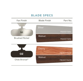 Kichler Lucian Ceiling Fan Reversible Blade Specs