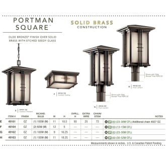 Kichler Portman Square Collection in Stainless Steel