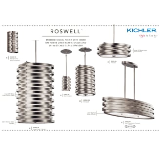 The Kichler Roswell Collection in Brushed Nickel