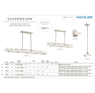 The Kichler Suspension Collection in Brushed Nickel
