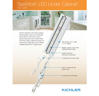 Kichler TaskWork LED Under Cabinet Features