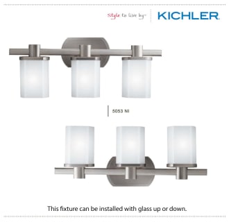 The Kichler Lege Collection can be installed with glass up or down.