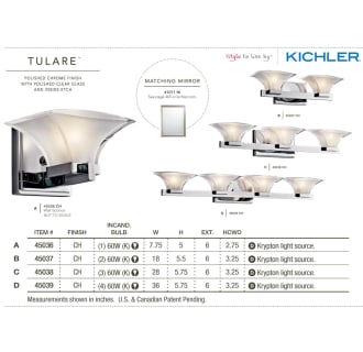 The Kichler Tulare Collection from the Kichler Catalog.