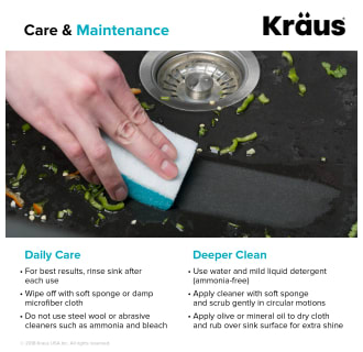 KRAUS Quarza 25-Inch Dual Mount Granite Kitchen Sink – Single Bowl In Black, 80% Quartz Composite (Model KGD-441)