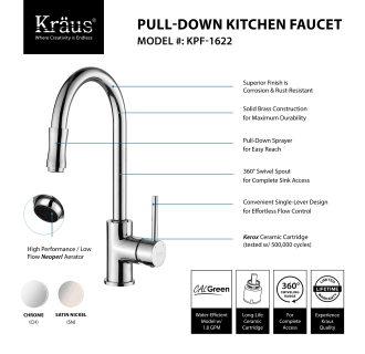 Kraus-KHU100-32-KPF1622-KSD30-Faucet Features