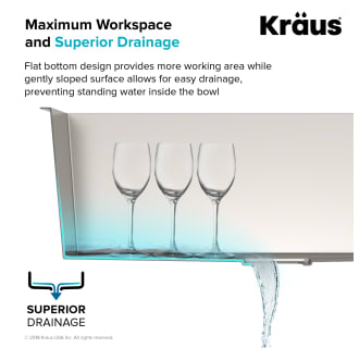 Kraus KHU32 Pax 31-1/2" Single Basin 16 Gauge Stainless | Build.com