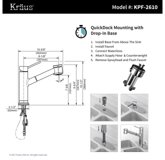 Kraus-KPF-2610-QuickDock Mounting with Line Drawing
