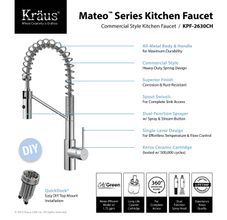 Kraus-KPF-2630-Kitchen Faucet Description