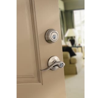 SmartCode Electronic Leverset with Tustin Lever in Satin Nickel