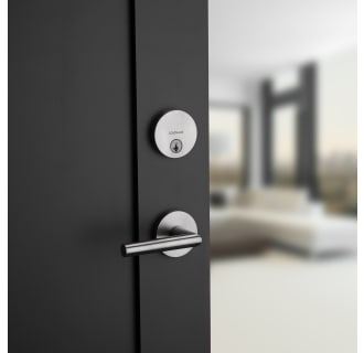 Milan Lever with Uptown Low Profile Deadbolt