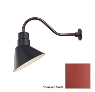 Millennium Lighting-RAS10-RGN22-Fixture with Satin Red Finish Swatch