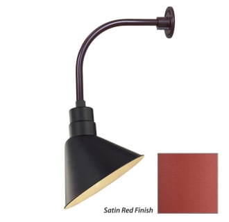 Millennium Lighting-RAS12-RGN12-Fixture with Satin Red Finish Swatch