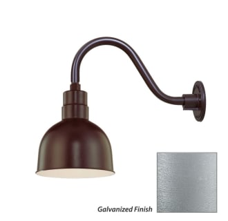 Millennium Lighting-RDBS10-RGN15-Fixture with Galvanized Finish Swatch
