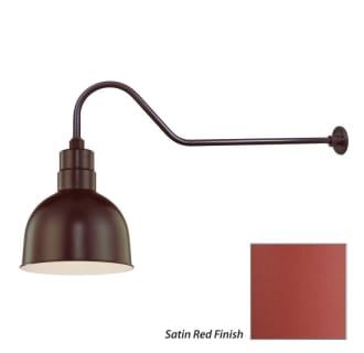Millennium Lighting-RDBS10-RGN41-Fixture with Satin Red Finish Swatch