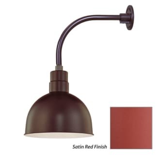Millennium Lighting-RDBS12-RGN12-Fixture with Satin Red Finish Swatch