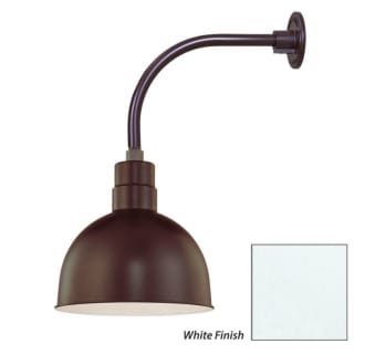 Millennium Lighting-RDBS12-RGN12-Fixture with White Finish Swatch