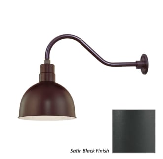 Millennium Lighting-RDBS12-RGN22-Fixture with Satin Black Finish Swatch