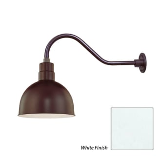 Millennium Lighting-RDBS12-RGN22-Fixture with White Finish Swatch