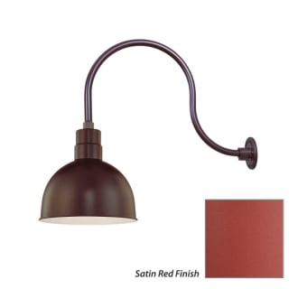 Millennium Lighting-RDBS12-RGN24-Fixture with Satin Red Finish Swatch