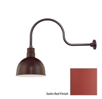 Millennium Lighting-RDBS12-RGN30-Fixture with Satin Red Finish Swatch