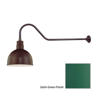 Millennium Lighting-RDBS12-RGN41-Fixture with Satin Green Finish Swatch