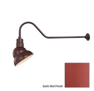 Millennium Lighting-RES10-RGN41-Fixture with Satin Red Finish Swatch