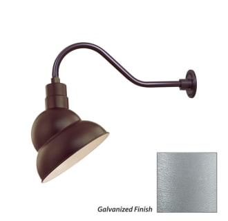Millennium Lighting-RES12-RGN22-Fixture with Galvanized Finish Swatch