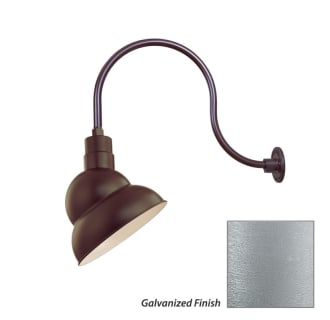 Millennium Lighting-RES12-RGN24-Fixture with Galvanized Finish Swatch