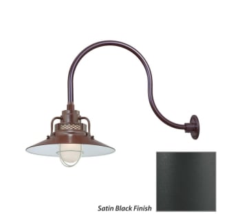 Millennium Lighting-RRRS14-RGN24-Fixture with Satin Black Finish Swatch