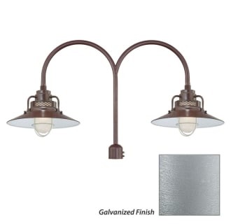 Millennium Lighting-RRRS14-RPAD-Fixture with Galvanized Finish Swatch