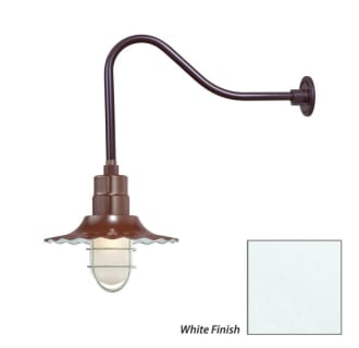 Millennium Lighting-RRWS12-RGN23-Fixture with White Finish Swatch